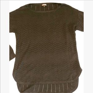 Black See Through Sweater M Medium